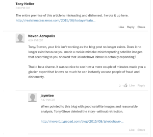Commenters from WaPost called me out for pulling down my post.